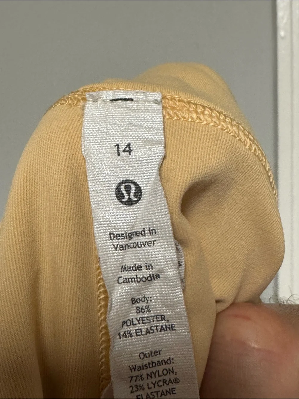 Lululemon Varsity High-Rise Pleated Tennis Skirt — Tan — Size 14